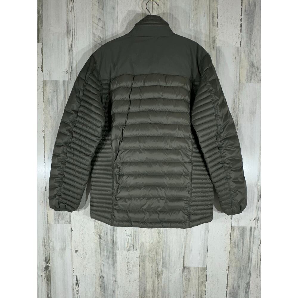 Kuhl Projekt Spyfire Puffer Jacket Size Large Dark Moss Green Goose Down READ - Picture 2 of 12